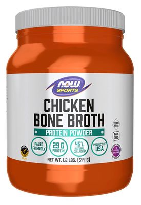 NOW Sports, Chicken Bone Broth Protein Powder, 1.2 lbs