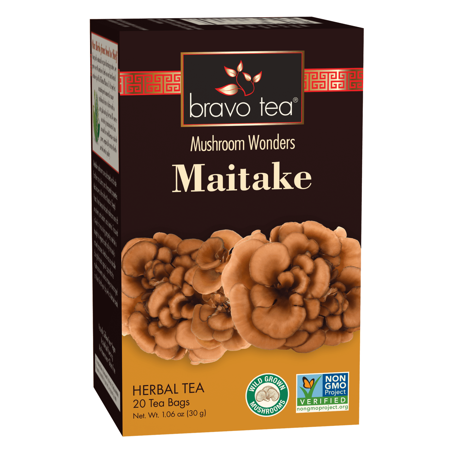 BRAVO TEA , Maitake Mushroom Tea, BAG: 20