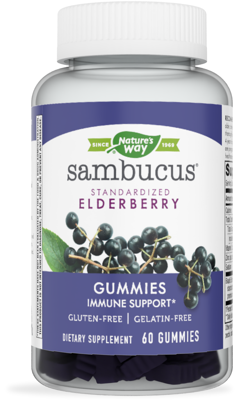 Natures Way , Sambucus Gummies / 60 Ct, GUMMY: 60 gummies