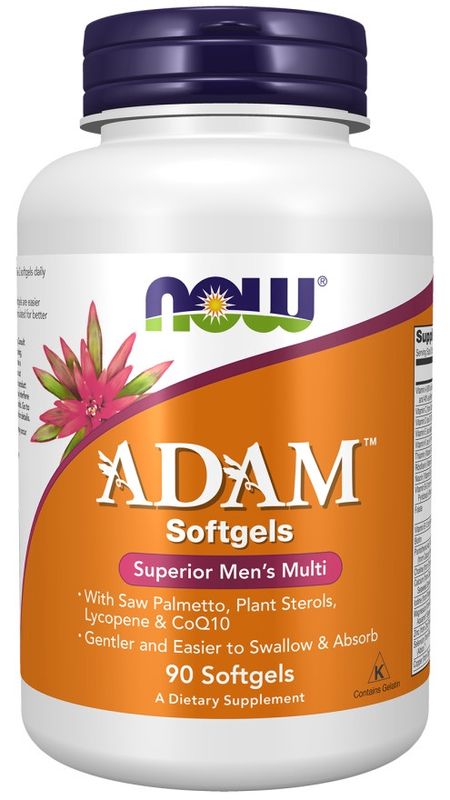 Now, Adam  Men's Multiple Vitamin 90 Softgels Now, Adam  Men's Multiple Vitamin 90 Softgels