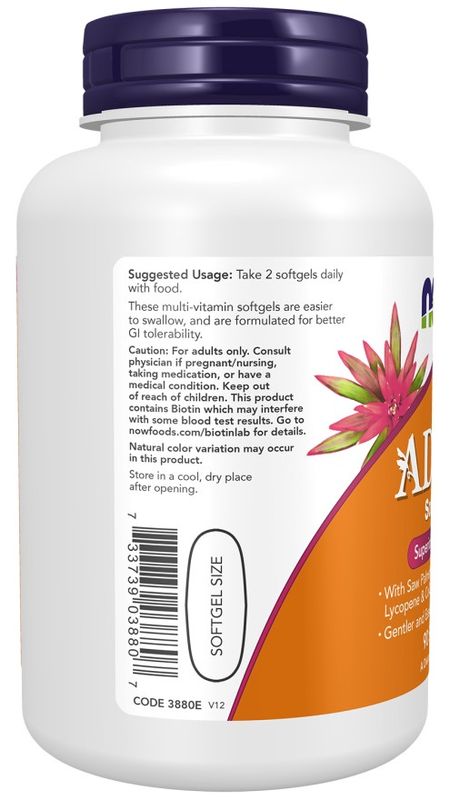 Now, Adam Male Multi 90 Softgels