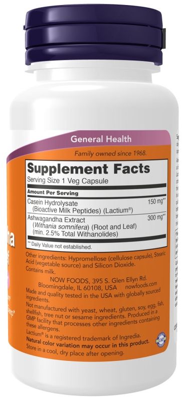Now, Ashwagandha Stress Relief 60 Veg Capsules