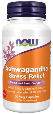 Now, Ashwagandha Stress Relief 60 Veg Capsules