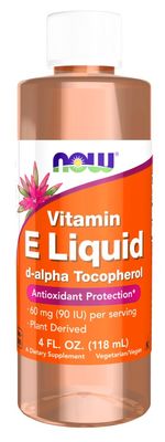 NOW Vitamin E Liquid 1 fl oz - The Food Mill