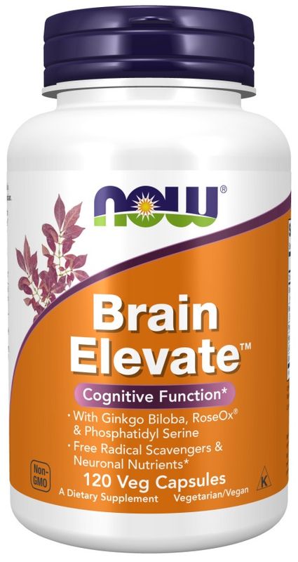 Now, Brain Elevate 120 Veg Caps Now, Brain Elevate 120 Veg Caps