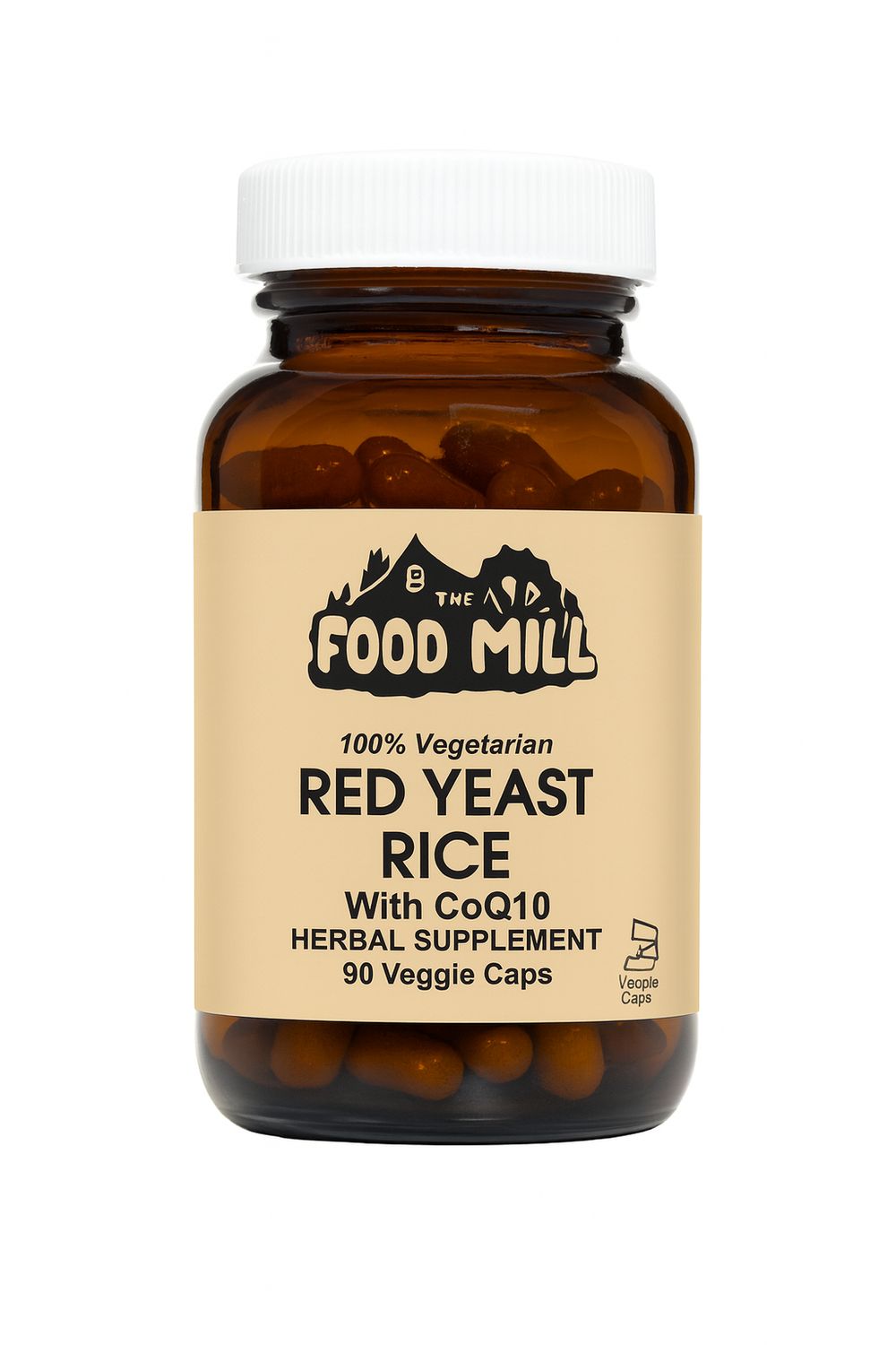 The Food Mill, Red Yeast Rice w/ CoQ10 90 Veg Caps The Food Mill, Red Yeast Rice w/ CoQ10 90 Veg Caps