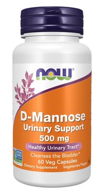 Now, D-Mannose Urinary Support 500 mg 100 veg caps Now, D-Mannose Urinary Support 500 mg 100 veg caps
