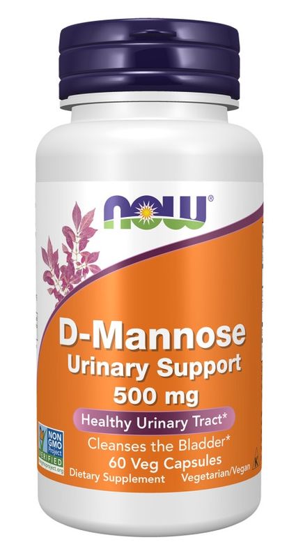 Now, D-Mannose Urinary Support 500 mg 100 veg caps Now, D-Mannose Urinary Support 500 mg 100 veg caps