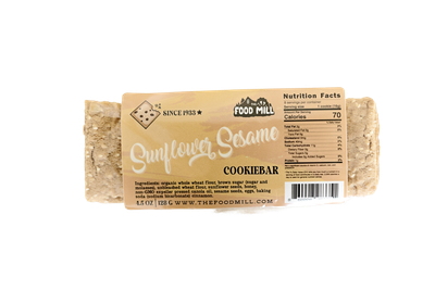 The Food Mill , Sunflower Sesame Cookie Bar 4.5 oz