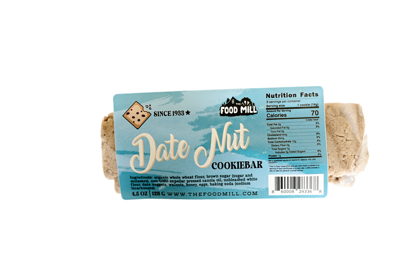 The Food Mill , Date Nut Cookie Bar 4.5 oz