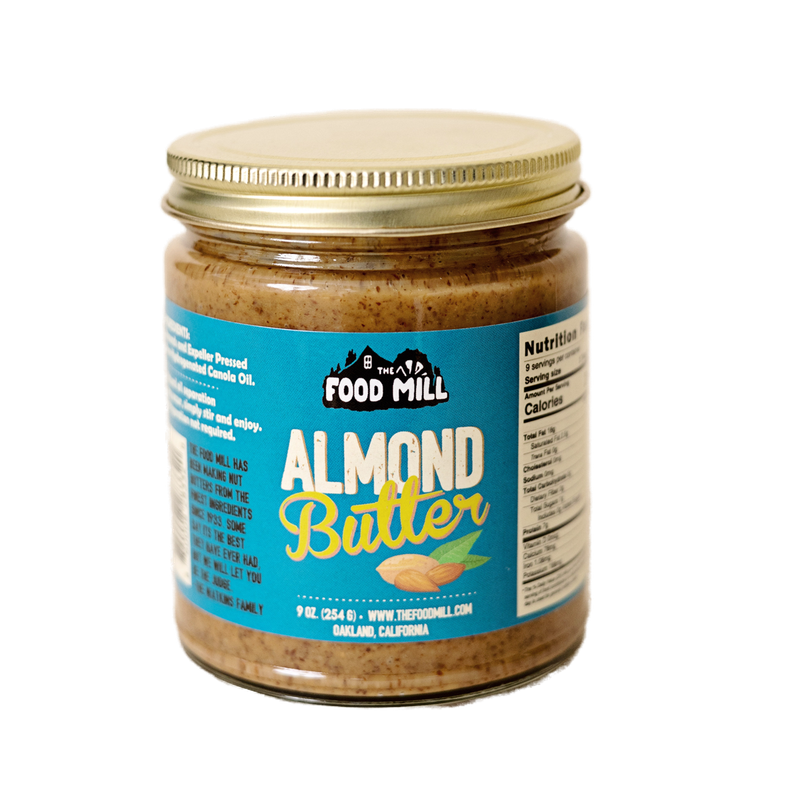 The Food Mill , Almond Butter 9 oz.