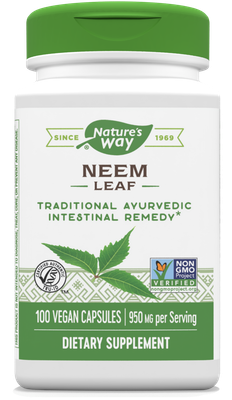 Natures Way , Neem Leaf / 100 Veg Capsules