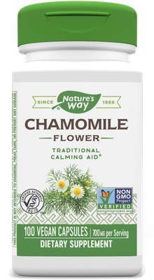 Natures Way , Chamomile Flowers / 100 Vegan Capsules
