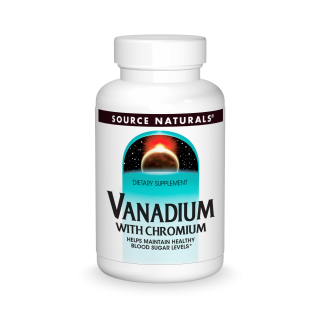 Source Naturals , Vanadium W/Chromium 180T Source Naturals , Vanadium W/Chromium 180T