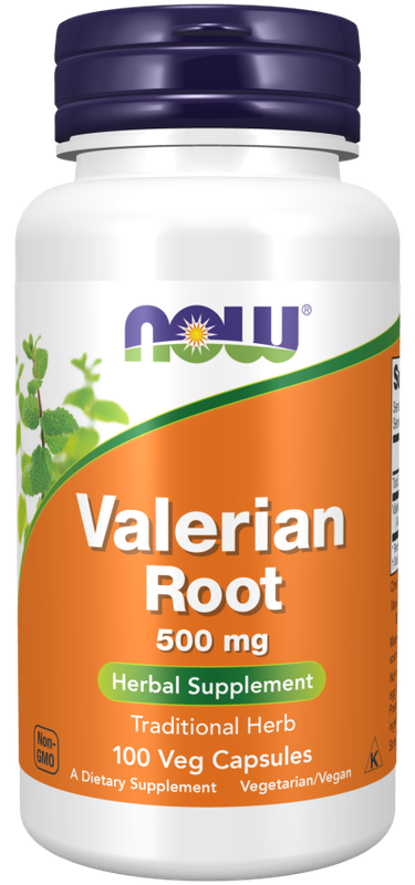 Now Supplements , Valerian Root 500 Mg - 100 Veg Capsules