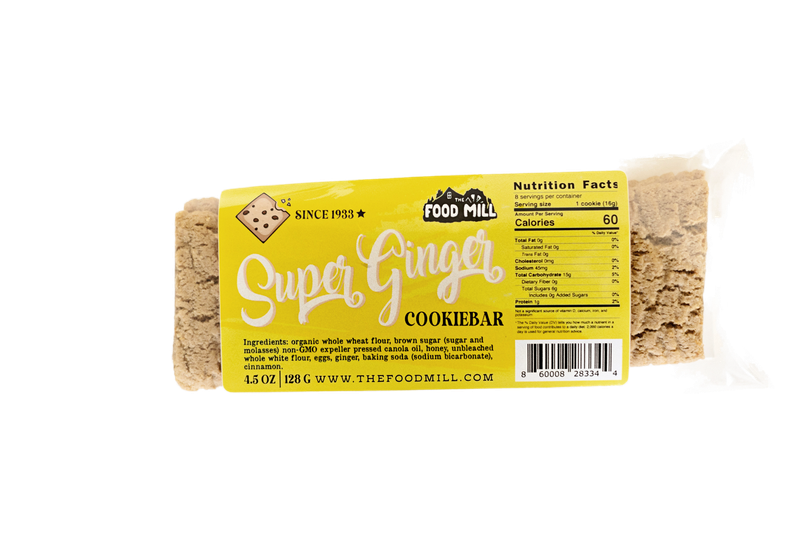 The Food Mill , Super Ginger Cookie Bar 4.5 oz