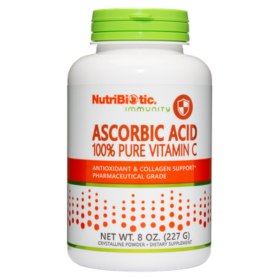 Nutribiotic , Immunity, Ascorbic Acid, 100% Pure Vitamin C, Crystalline Powder
