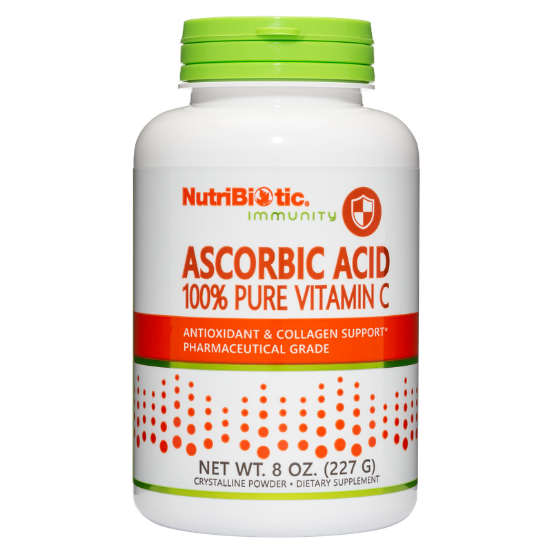 Nutribiotic , Immunity, Ascorbic Acid, 100% Pure Vitamin C, Crystalline Powder