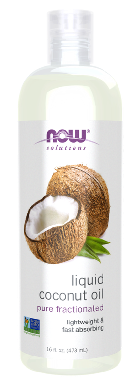Now Solutions , Liquid Coconut Oil - 16 Fl. Oz.