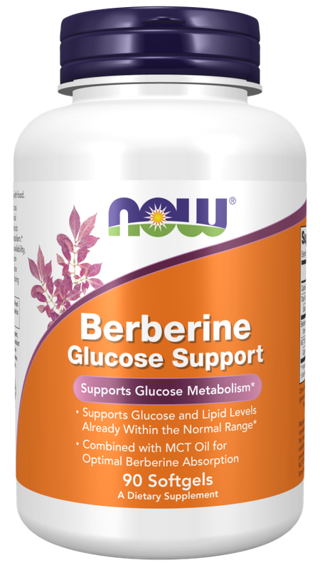 Now Supplements, Berberine Glucose Support 90 Softgels