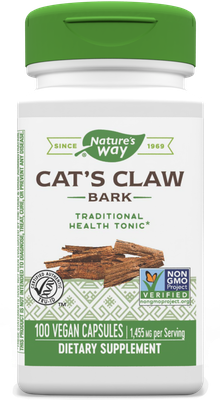 Natures Way , CatS Claw Bark / 100 Vegan Capsules