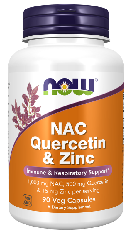 Now Supplements , Nac Quercetin & Zinc Veg Capsules