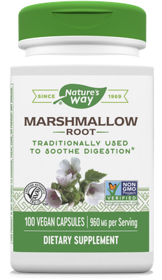 Natures Way , Marshmallow Root / 100 Veg Capsules