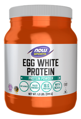 Now, Eggwhite Protein & Bcaa Powder  1.2 Lbs