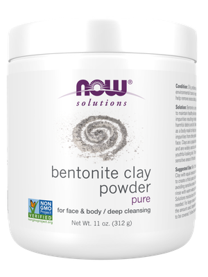 Now, Bentonite Clay Powder 11 Oz Now, Bentonite Clay Powder 11 Oz