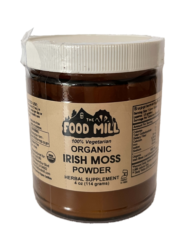 The Food Mill, Organic Irish Moss Powder, 4 oz.