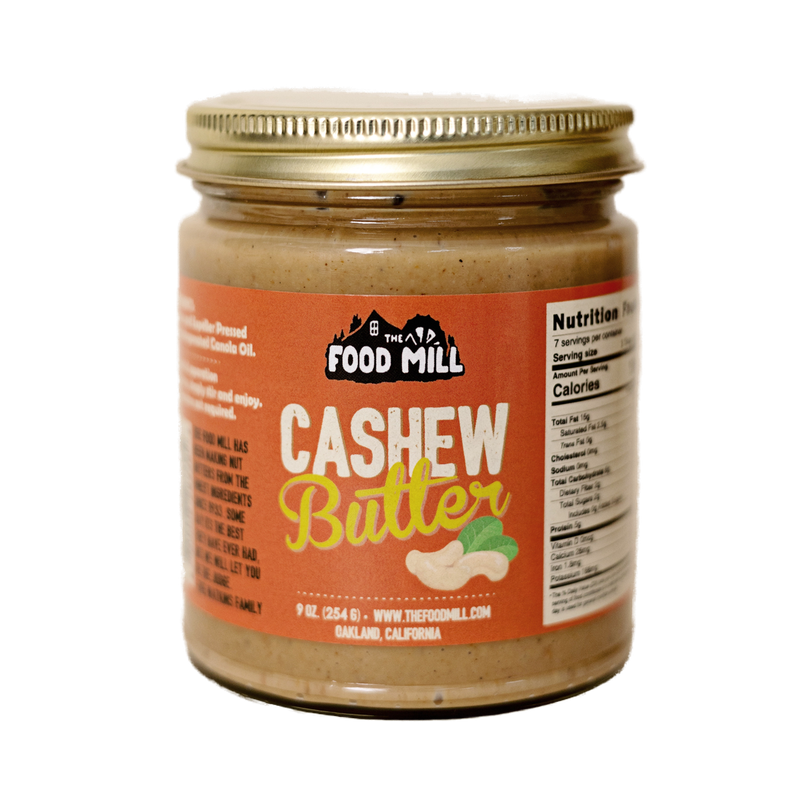 The Food Mill , Cashew Butter 9 oz.