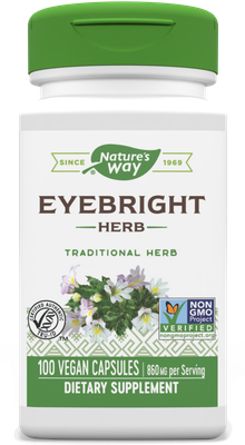 Natures Way , Eyebright Herb / 100 Vegan Capsules