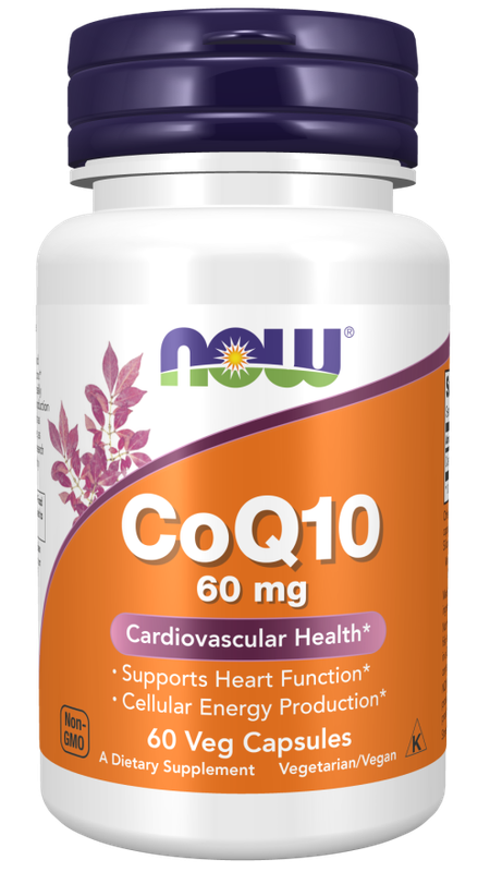 Now Supplements, Coq10 60 Mg. Veg Caps