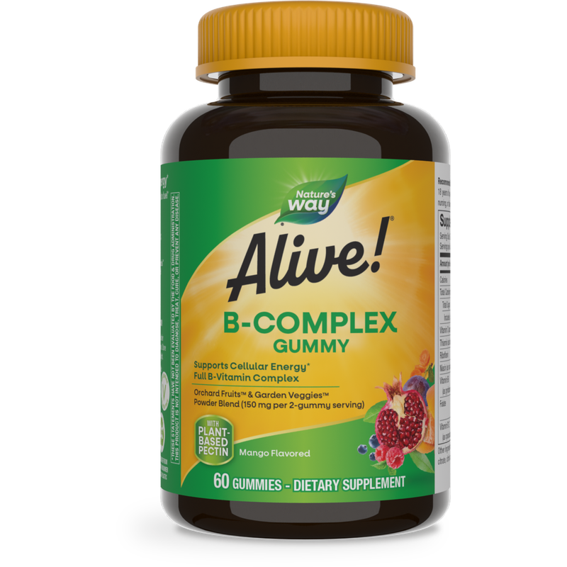 Nature's Way, Alive! B-Complex Gummy 60 ct Nature's Way, Alive! B-Complex Gummy 60 ct