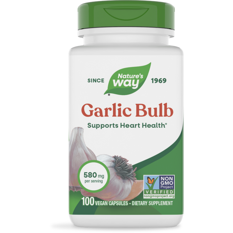 Natures Way , Garlic Bulb - 100 Vegan Capsules Natures Way , Garlic Bulb - 100 Vegan Capsules