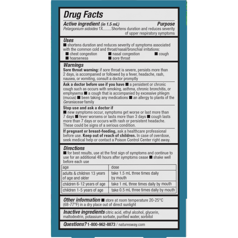 Nature’s Way Umcka ColdCare Alcohol-Free Drops