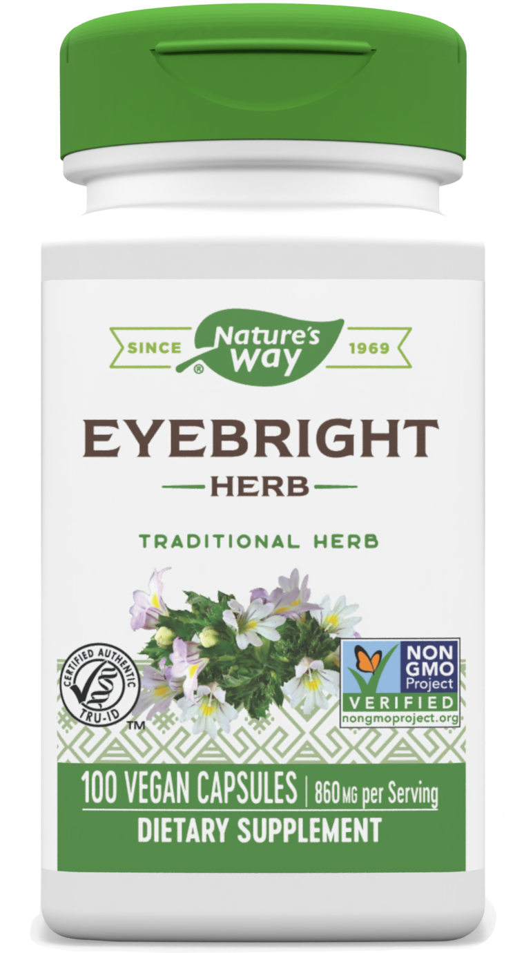 Natures Way , Eyebright Herb - 100 Vegan Capsules, CAPSULE: 100 vegan capsules