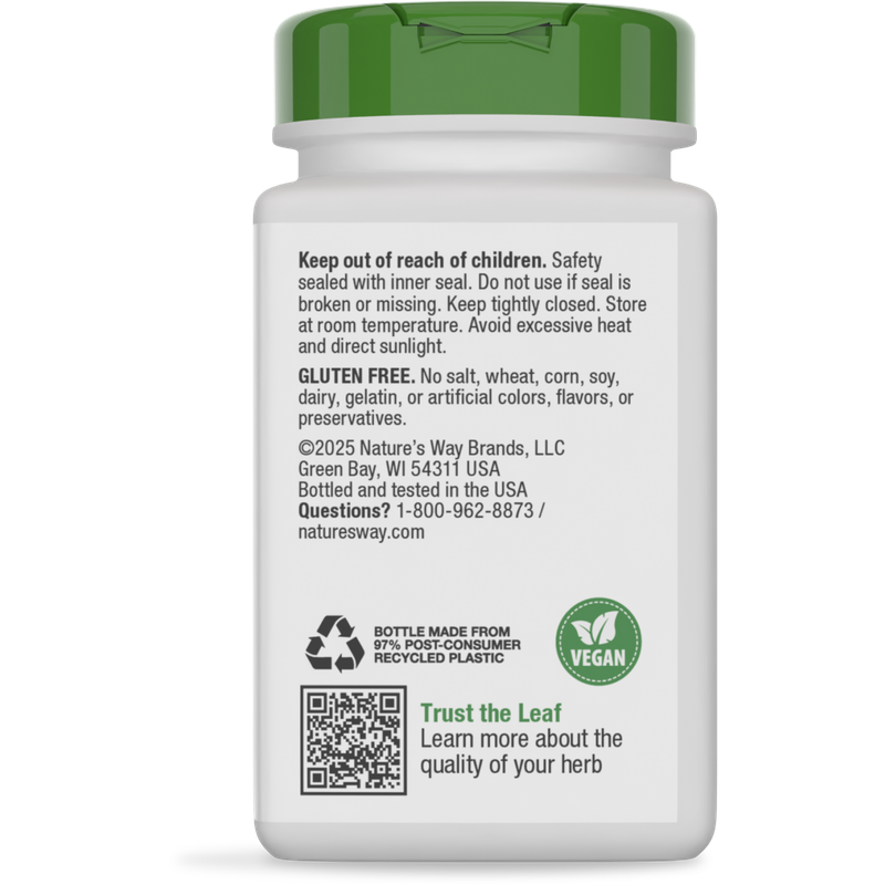 Natures Way , Marshmallow Root - 100 Veg Capsules