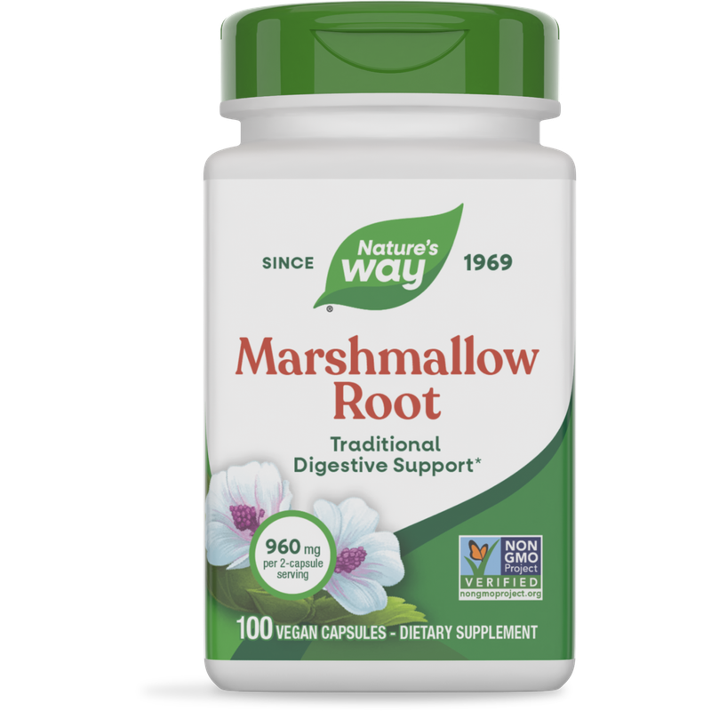 Natures Way , Marshmallow Root - 100 Veg Capsules Natures Way , Marshmallow Root - 100 Veg Capsules