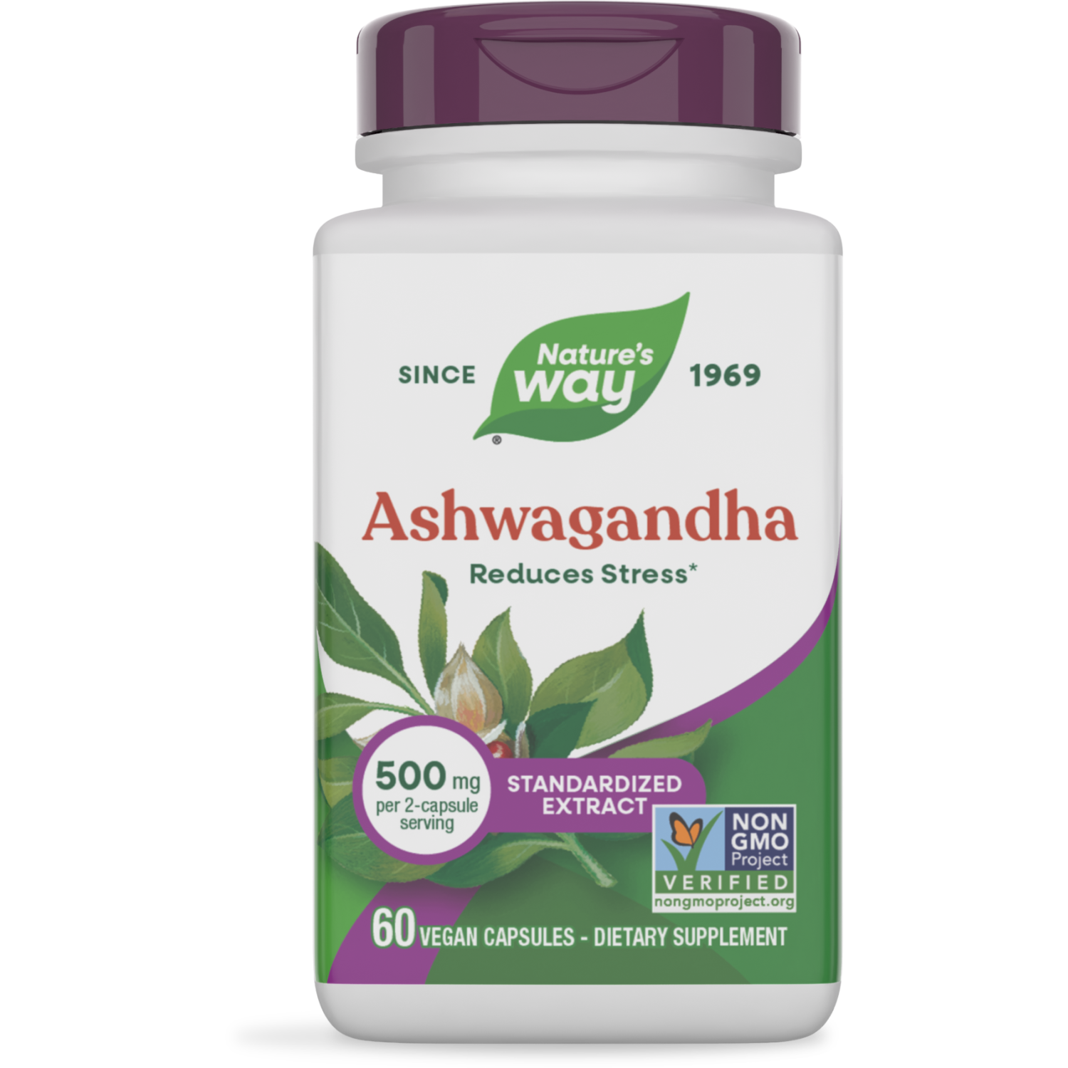 Natures Way , Ashwagandha - 60 Veg Capsules Natures Way , Ashwagandha - 60 Veg Capsules