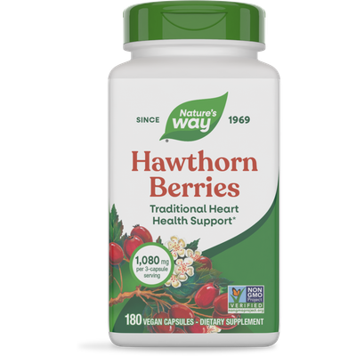 Nature's Way, Hawthorn Standardized 90 Veg Capsules Nature's Way, Hawthorn Standardized 90 Veg Capsules