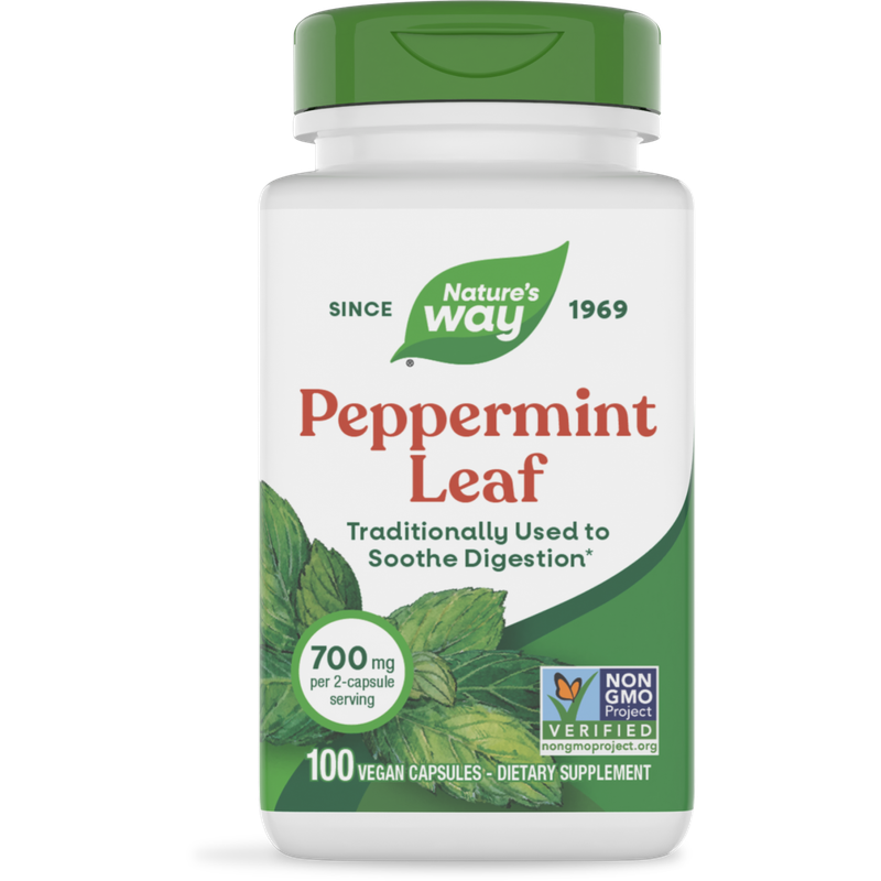 Natures Way , Peppermint Leaf - 100 Veg Capsules Natures Way , Peppermint Leaf - 100 Veg Capsules