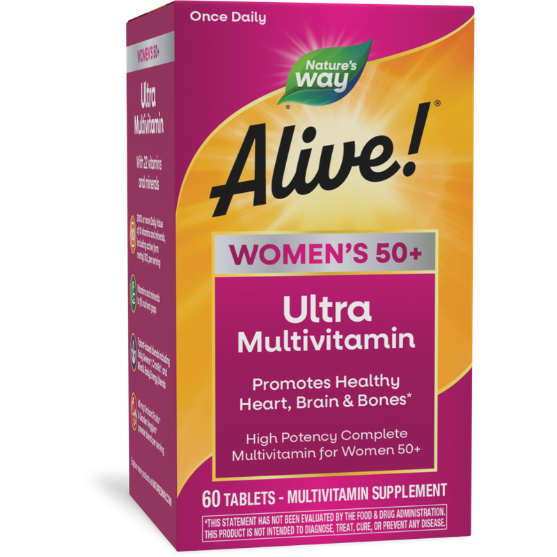 Nature's Way, Alive! Once Daily Women 50+ Ultra 60 tab Nature's Way, Alive! Once Daily Women 50+ Ultra 60 tab