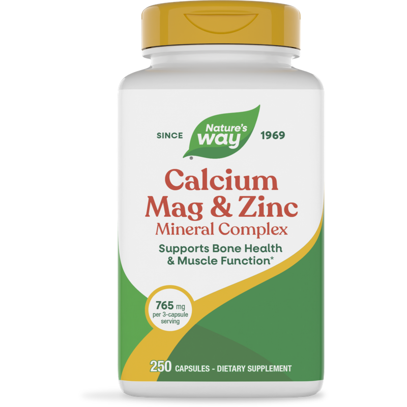 Natures Way, Calcium, Magnesium & Zinc