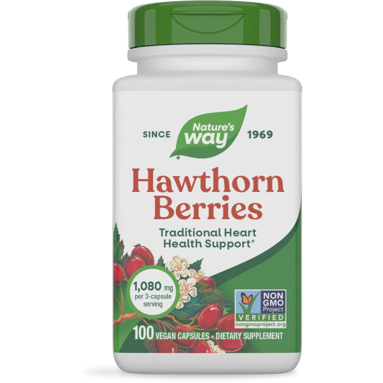 Nature's Way, Hawthorn Berries 100 vcaps Nature's Way, Hawthorn Berries 100 vcaps