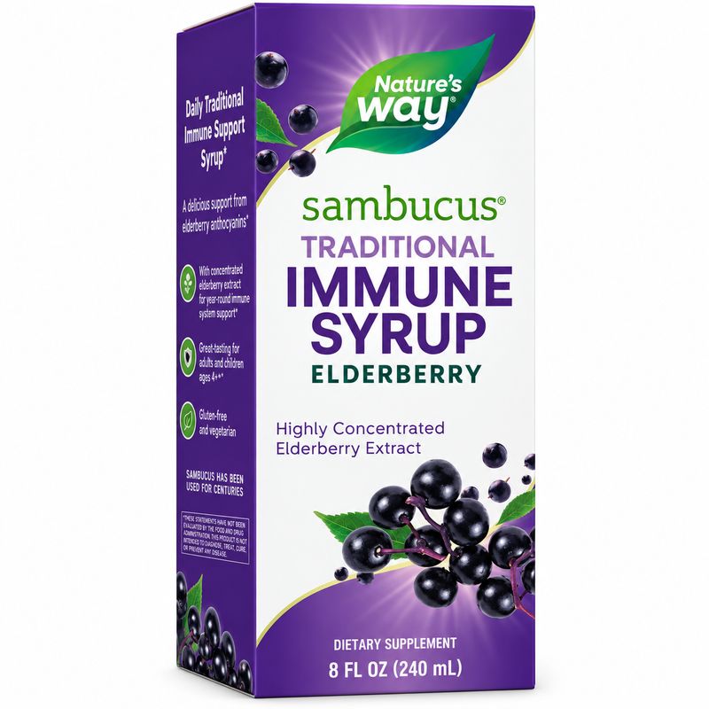 Nature's Way, Sambucus Immune Elderberry Syrup Nature's Way, Sambucus Immune Elderberry Syrup