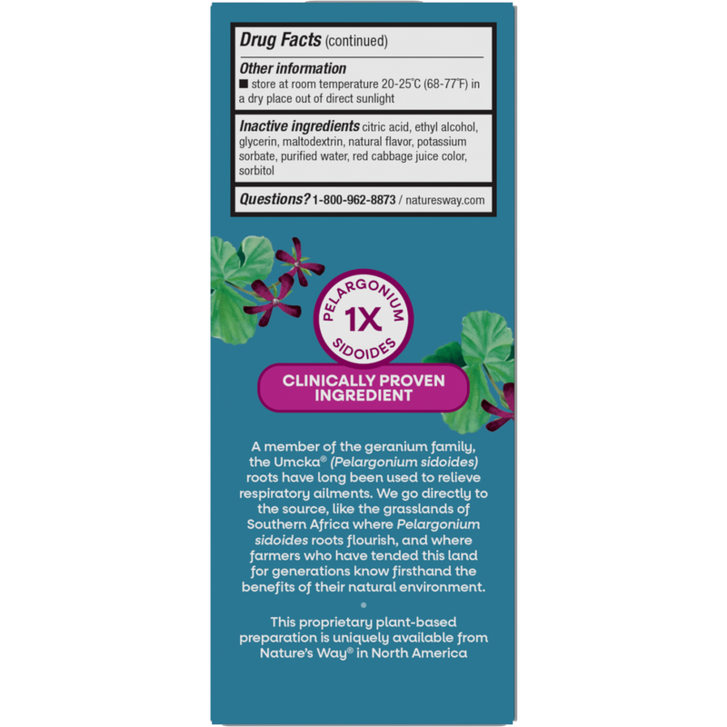 Natures Way , Umcka Coldcare Sugar-Free Grape Syrup , 4 oz