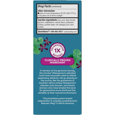 Natures Way , Umcka Coldcare Sugar-Free Grape Syrup , 4 oz