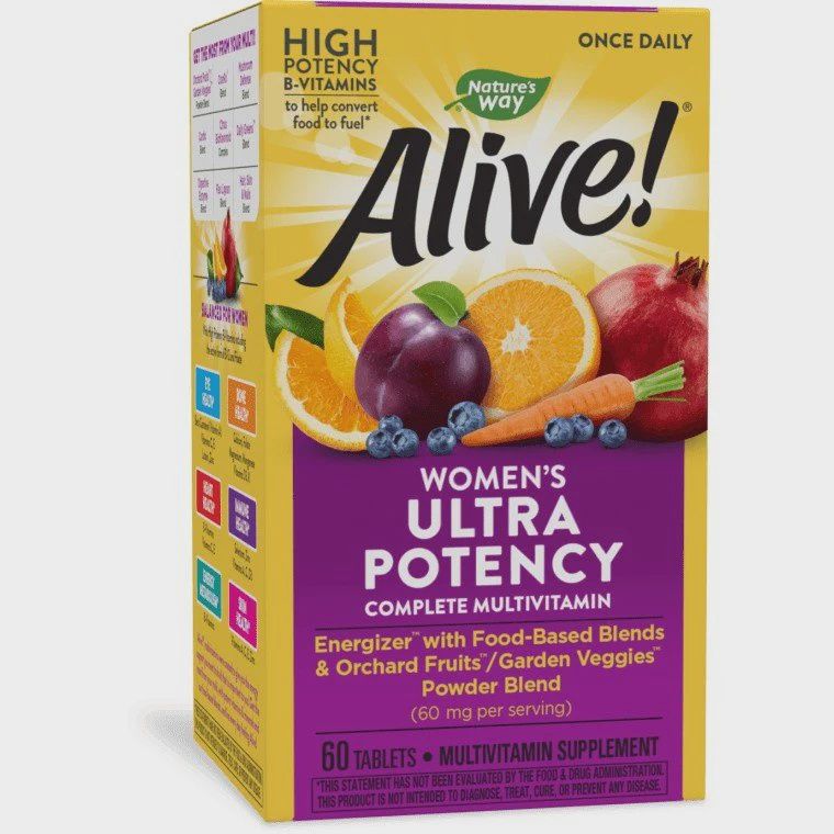 Nature's Way, Alive! Once Daily Women's Ultra 60 tabs Nature's Way, Alive! Once Daily Women's Ultra 60 tabs, Size: 60 tabs