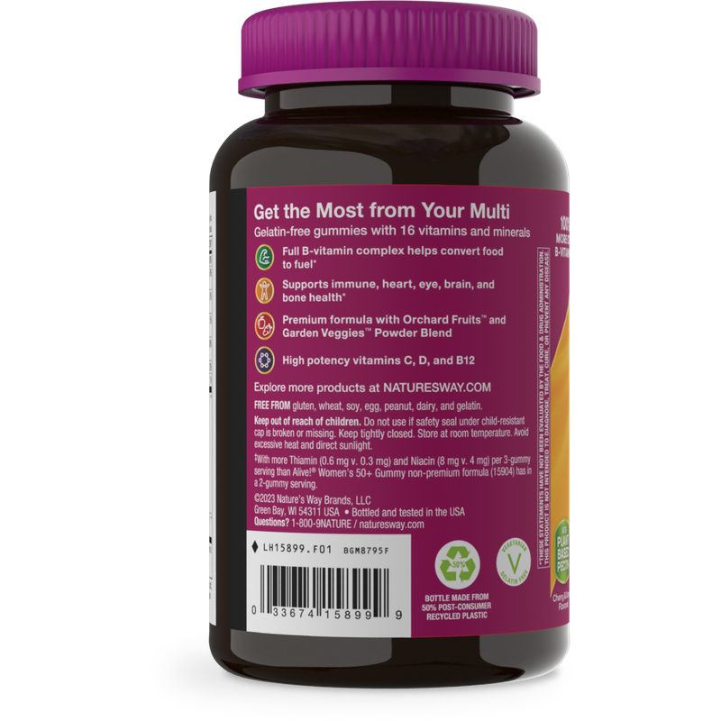 Nature's Way, Alive! Women's 50+ Gummy 75 ct